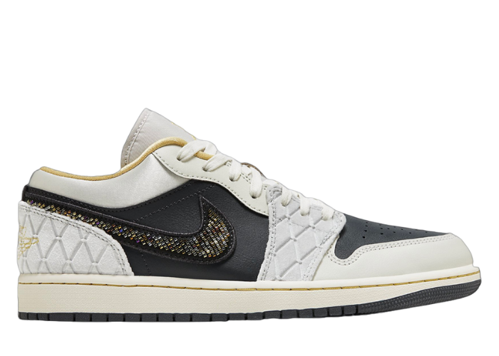 Jordan 1 Low SE Beaded Swoosh