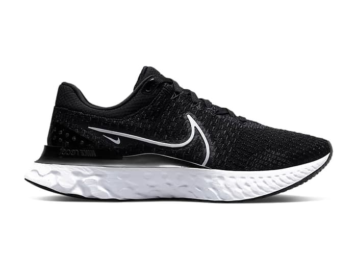 Nike React Infinity Run Flyknit 3 Black White