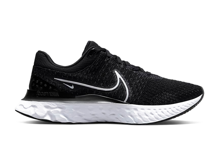Nike React Infinity Run Flyknit 3 Black White
