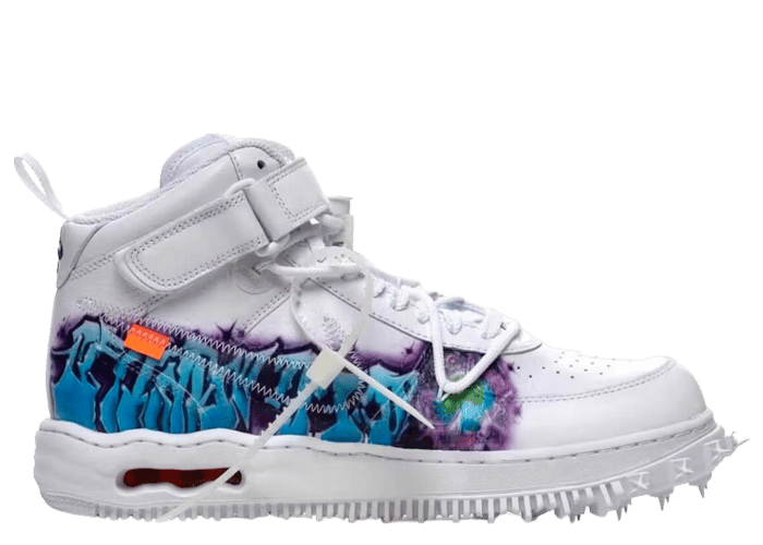 Nike Air Force 1 Mid Off-White Graffiti White