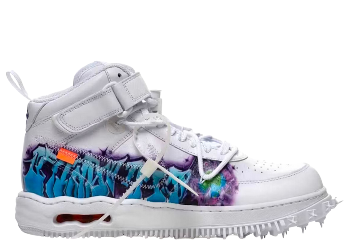 Nike Air Force 1 Mid Off-White Graffiti White