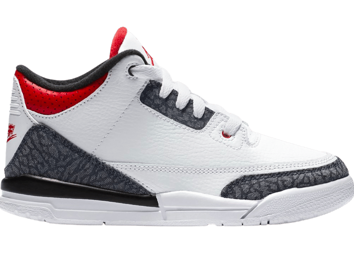 Air Jordan 3 Retro SE-T Fire Red Denim (PS)