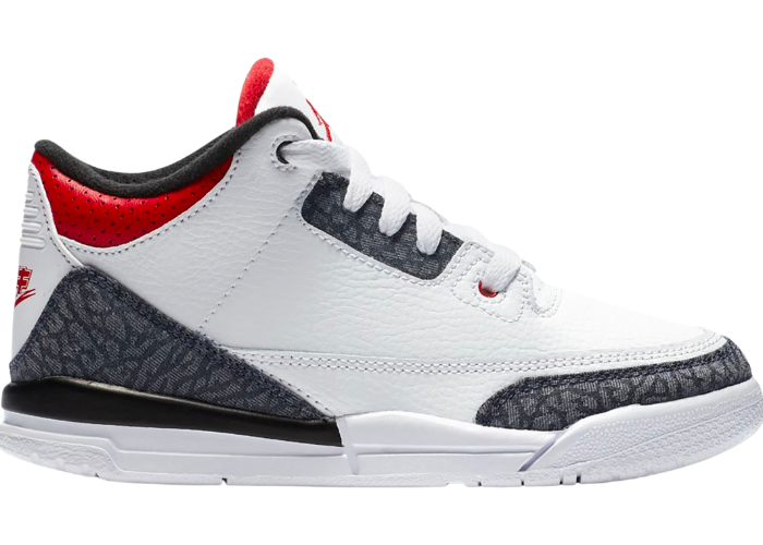 Air Jordan 3 Retro SE-T Fire Red Denim (PS)