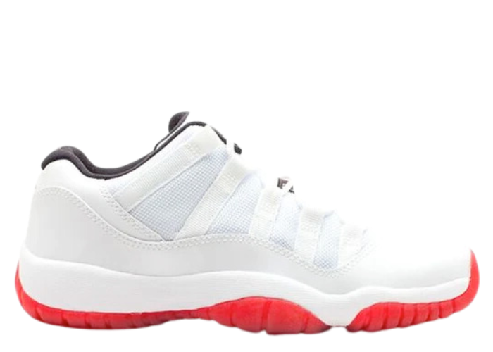 Air Jordan 11 Retro Low White Varsity Red (GS)