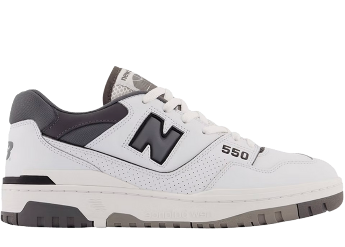 New Balance 550 White Grey Dark Grey