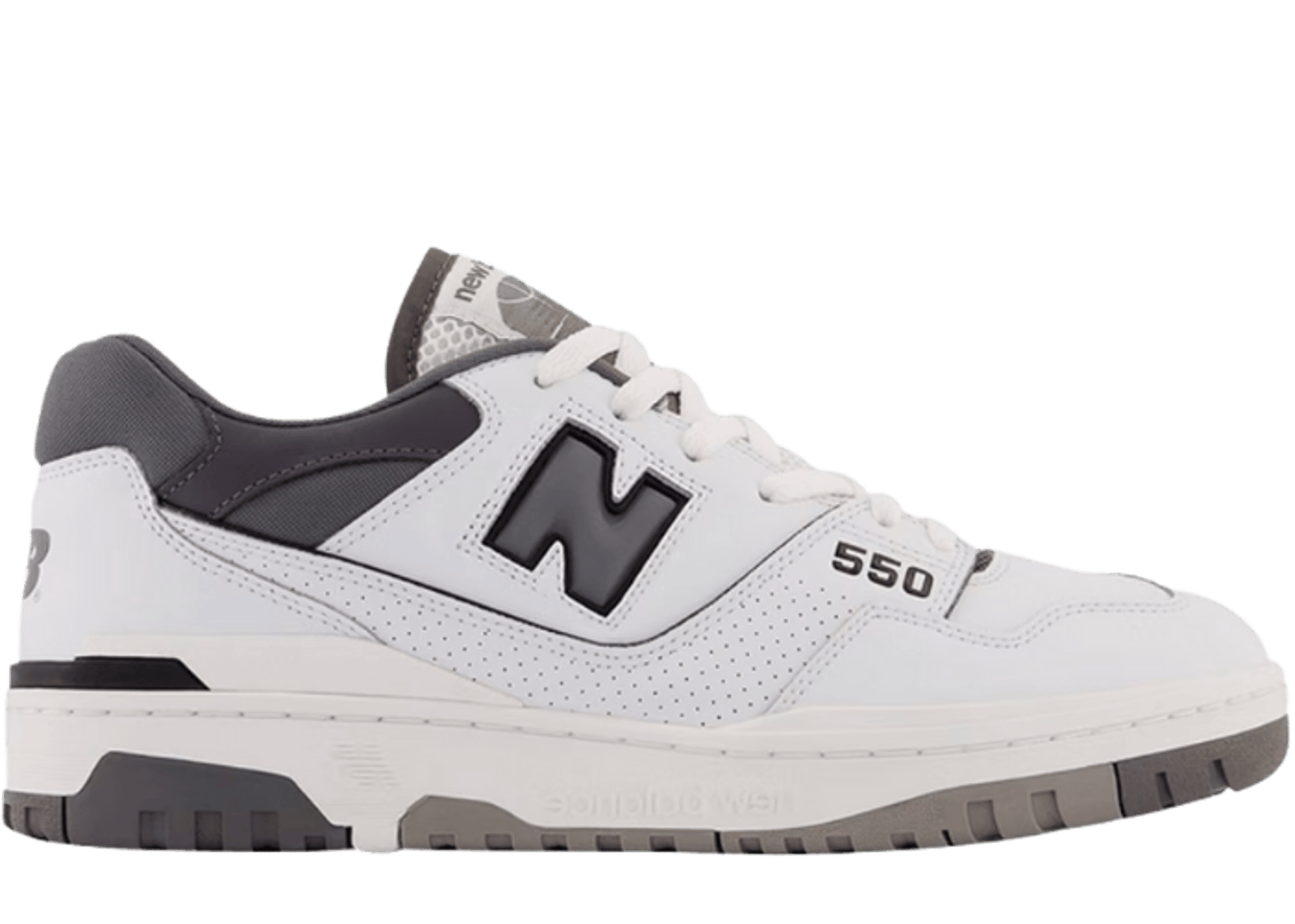 New Balance 550 White Grey Dark Grey