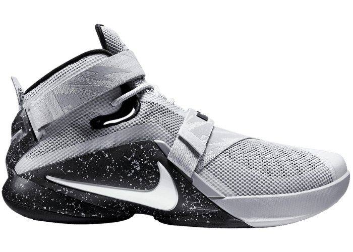 Nike LeBron Soldier 9 Wolf Grey White Black