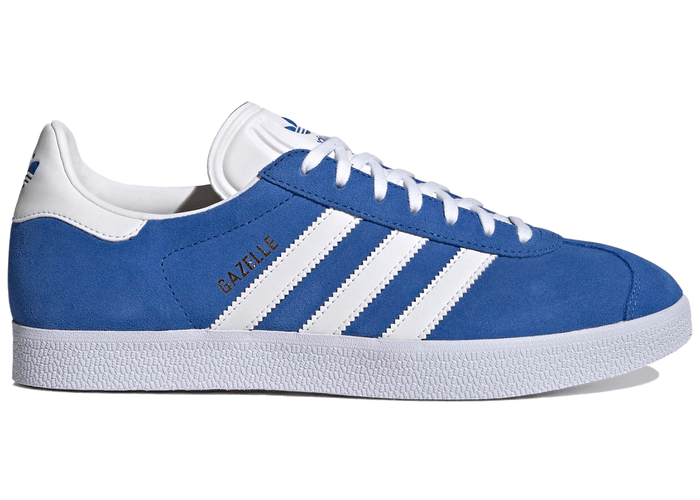 adidas Gazelle Blue Cloud White Gold Metallic