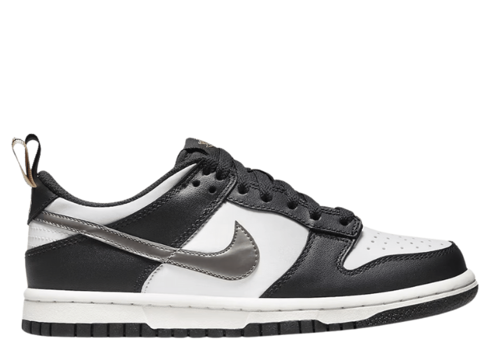 Nike Dunk Low Black White Metallic (GS)