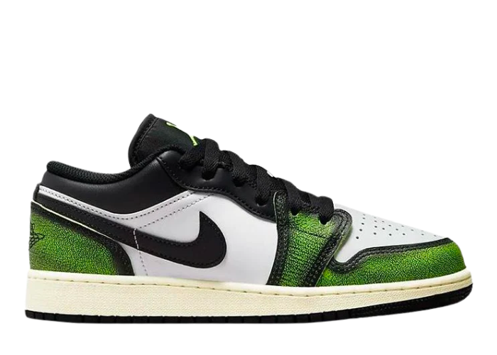 Jordan 1 Low Wear Away Green (GS)