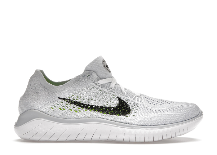 Nike Free RN Flyknit 2018 White Pure Platinum (W)