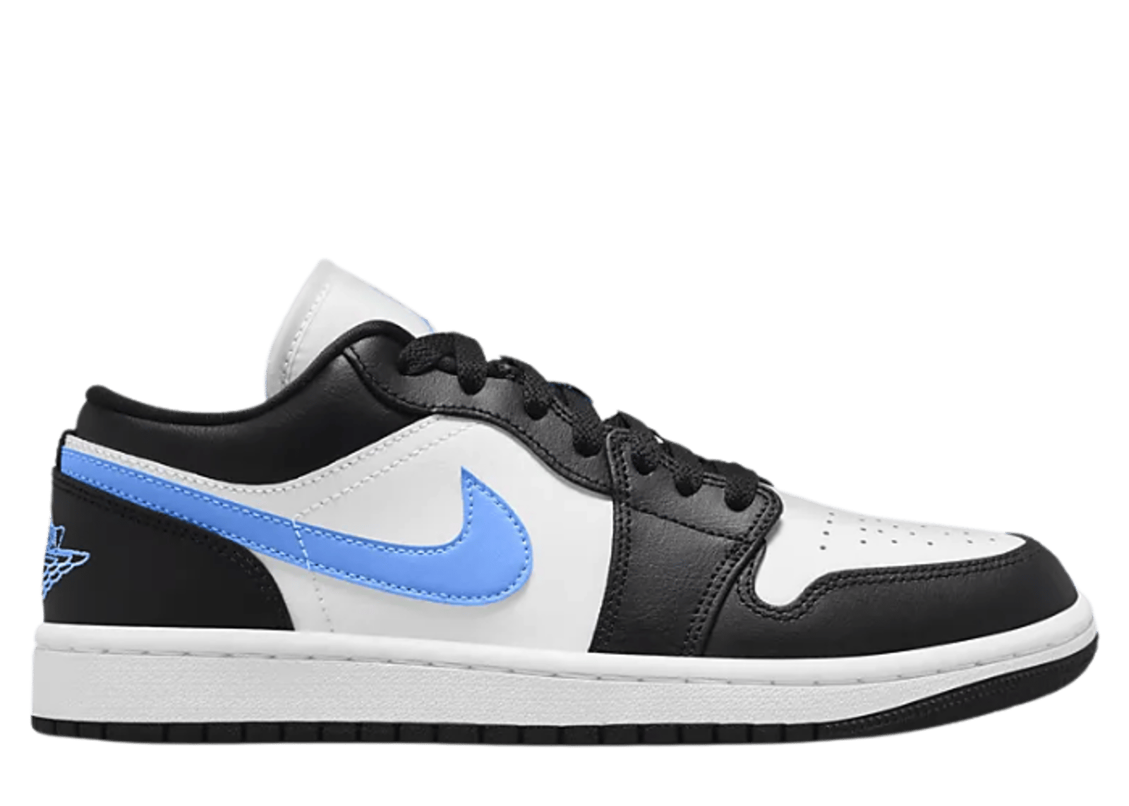 Jordan 1 Low Black University Blue (W)