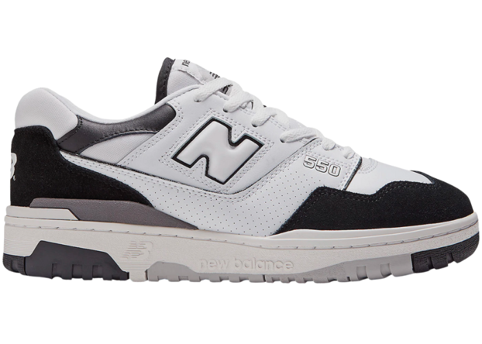 New Balance 550 White Black Rain Cloud