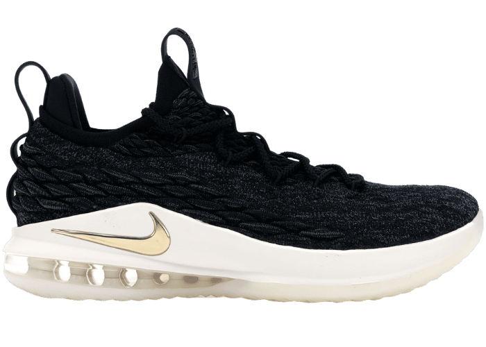 Nike LeBron 15 Low Black Gold