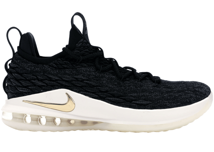 Nike LeBron 15 Low Black Gold