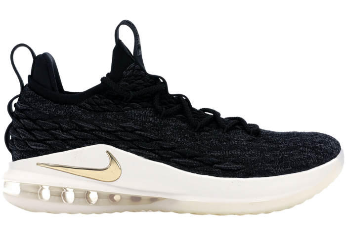 Nike LeBron 15 Low Black Gold