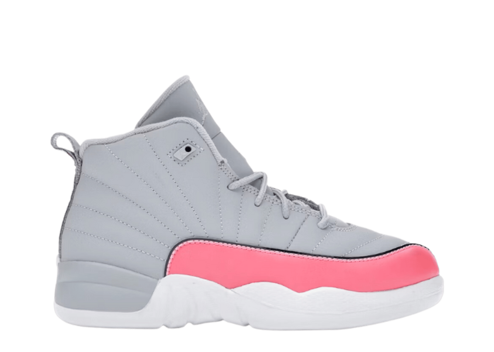 Air Jordan 12 Retro Wolf Grey Racer Pink (PS)