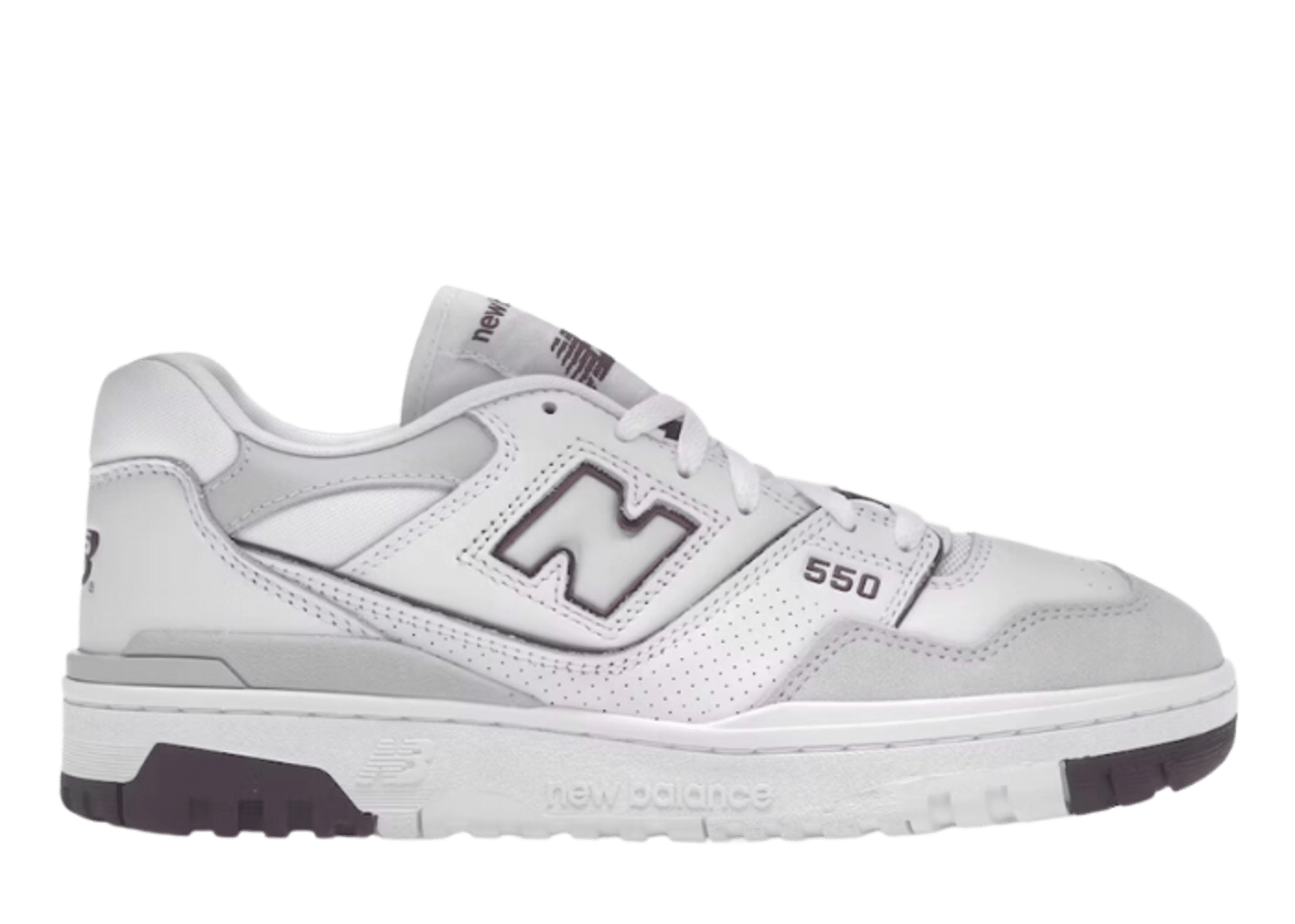 New Balance 550 Summer Fog Burgundy