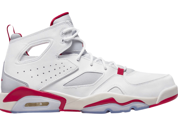 Jordan Flight Club 91 White Pure Platinum Sail Mystic Hibiscus