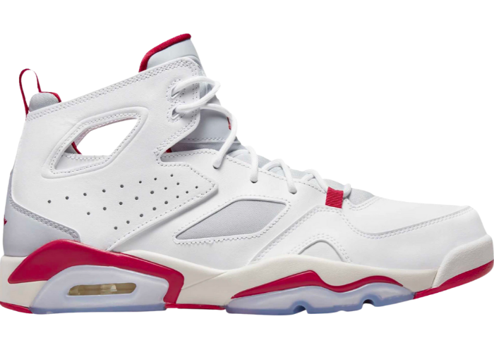 Jordan Flight Club 91 White Pure Platinum Sail Mystic Hibiscus