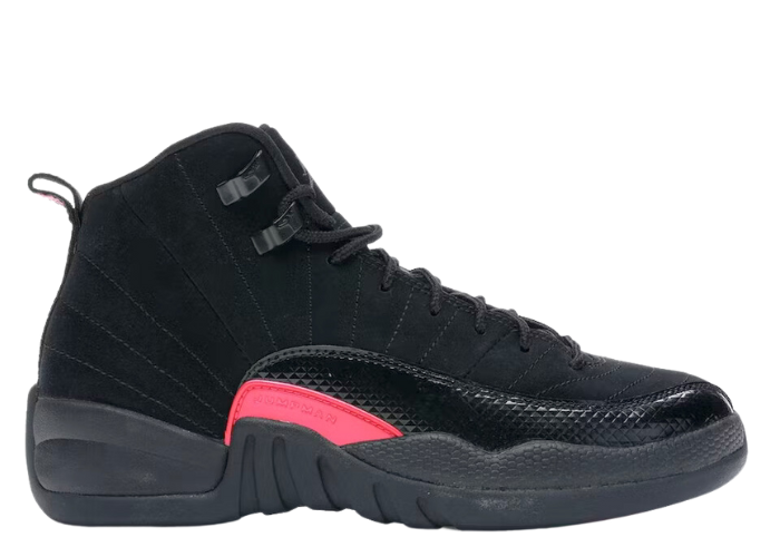 Air Jordan 12 Retro Black Rush Pink (GS)