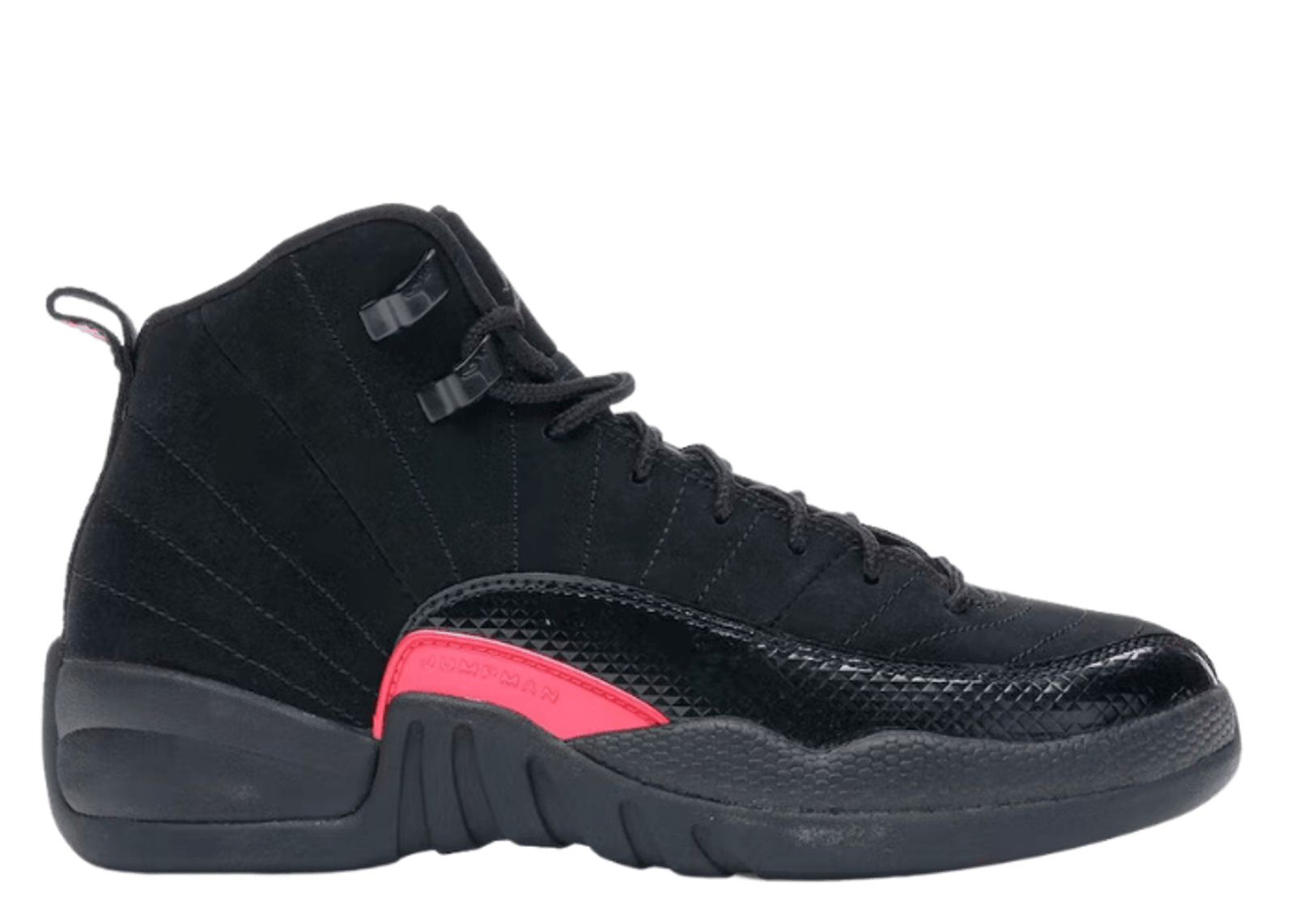 Air Jordan 12 Retro Black Rush Pink (GS)