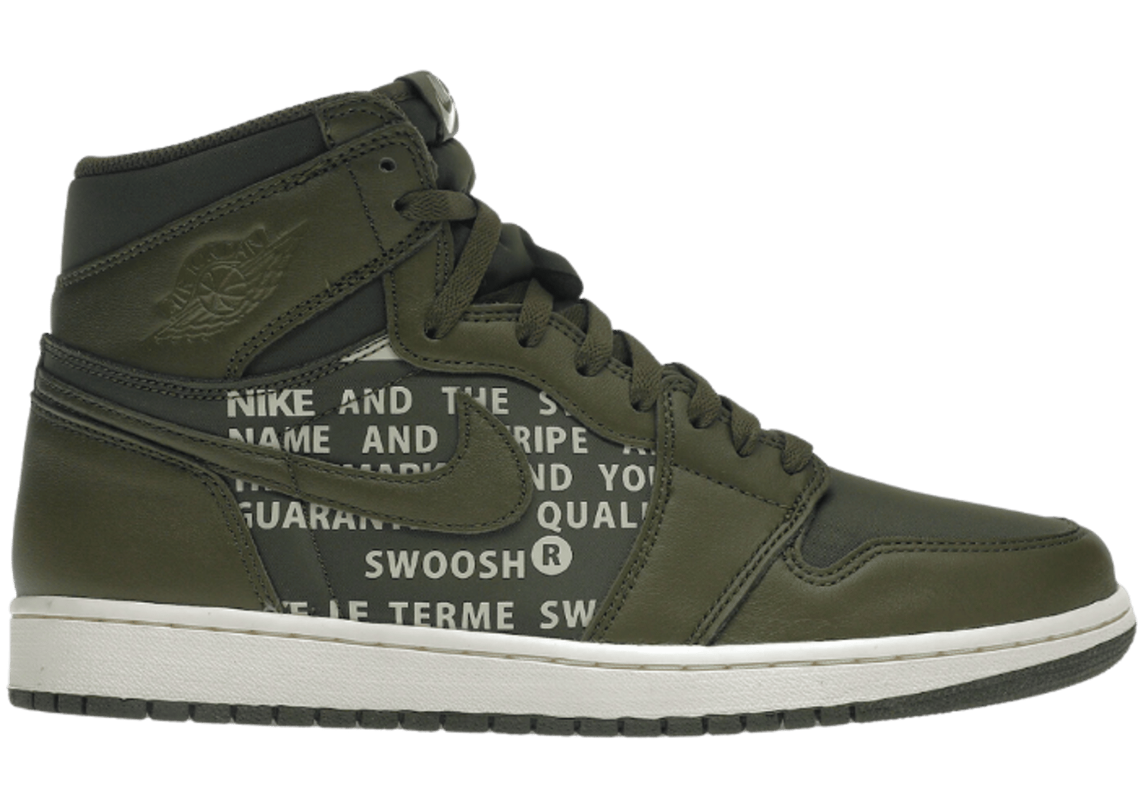 Air Jordan 1 Retro High Olive Canvas