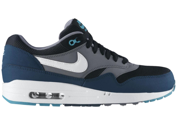 Nike Air Max 1 Black Mid Turquoise