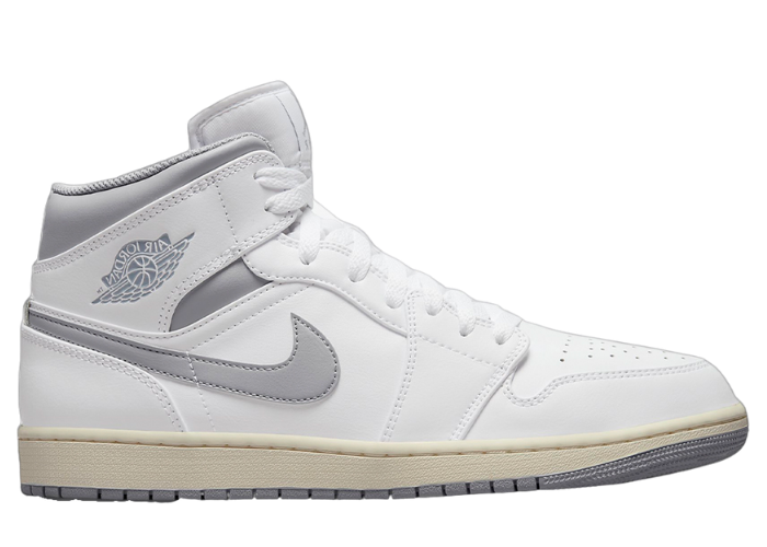 Jordan 1 Mid White Stealth