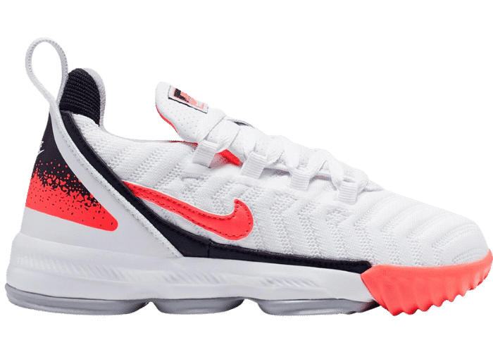 Nike LeBron 16 White Hot Lava (PS) - CK3953-100 Raffles