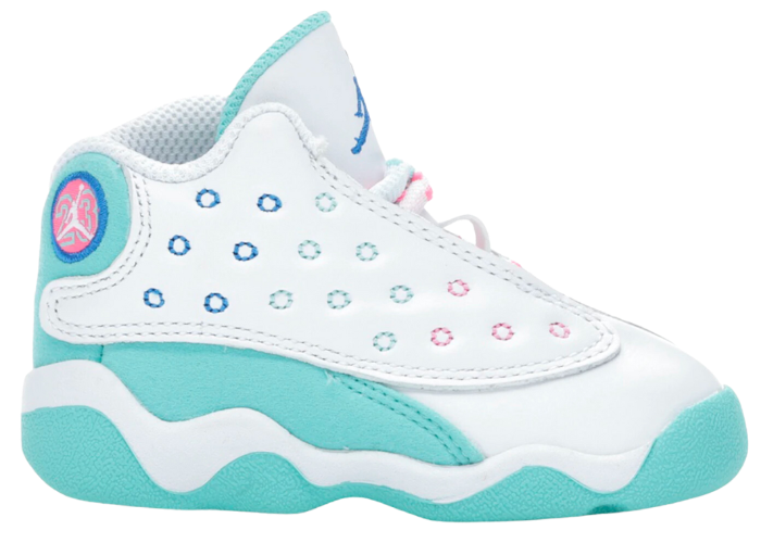 Air Jordan 13 Retro White Soar Green Pink (TD)