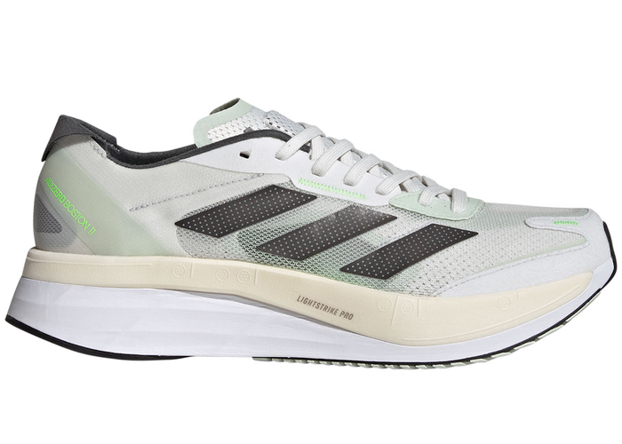 adidas Adizero Boston 11 Crystal White Linen Green