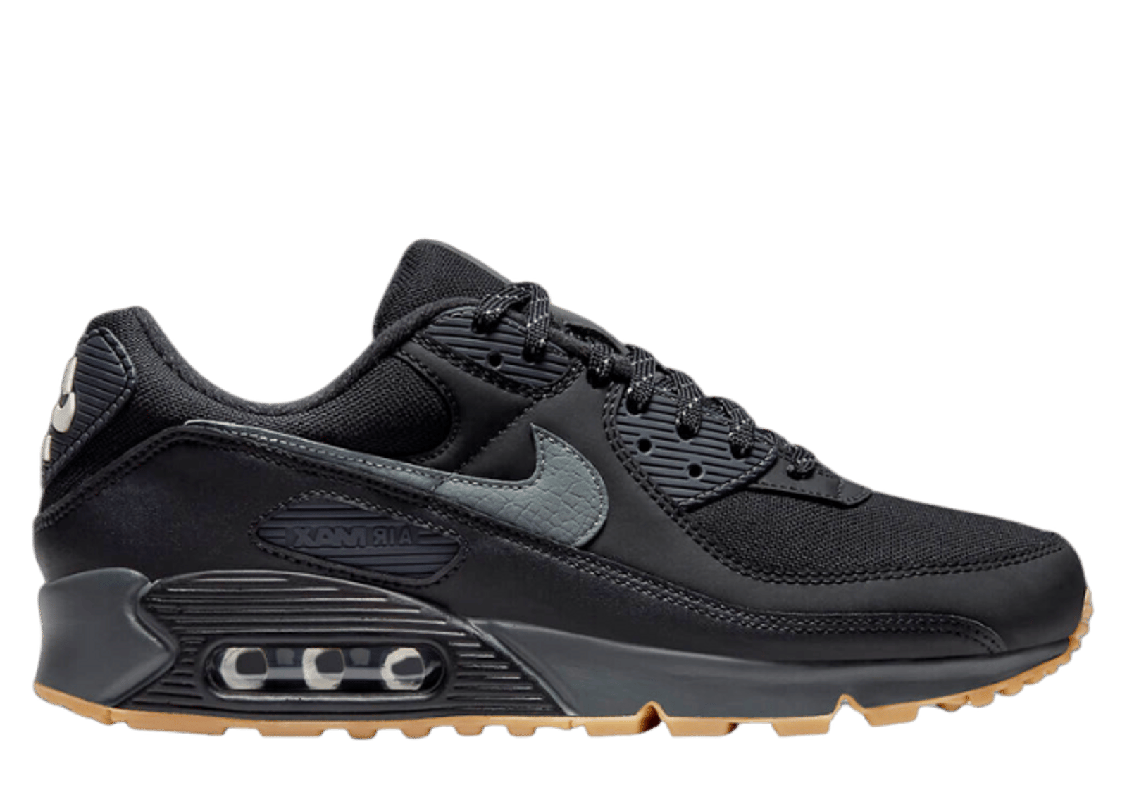 Nike Air Max 90 Black Smoke Grey Gum