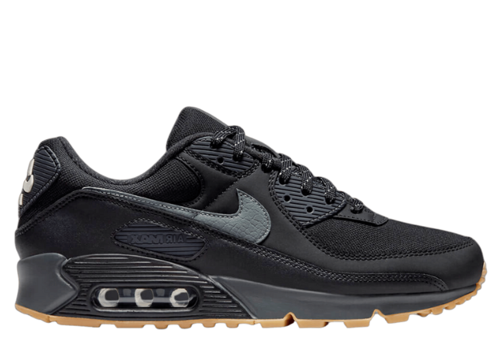 Nike Air Max 90 Black Smoke Grey Gum FV0387-001 Raffles Where