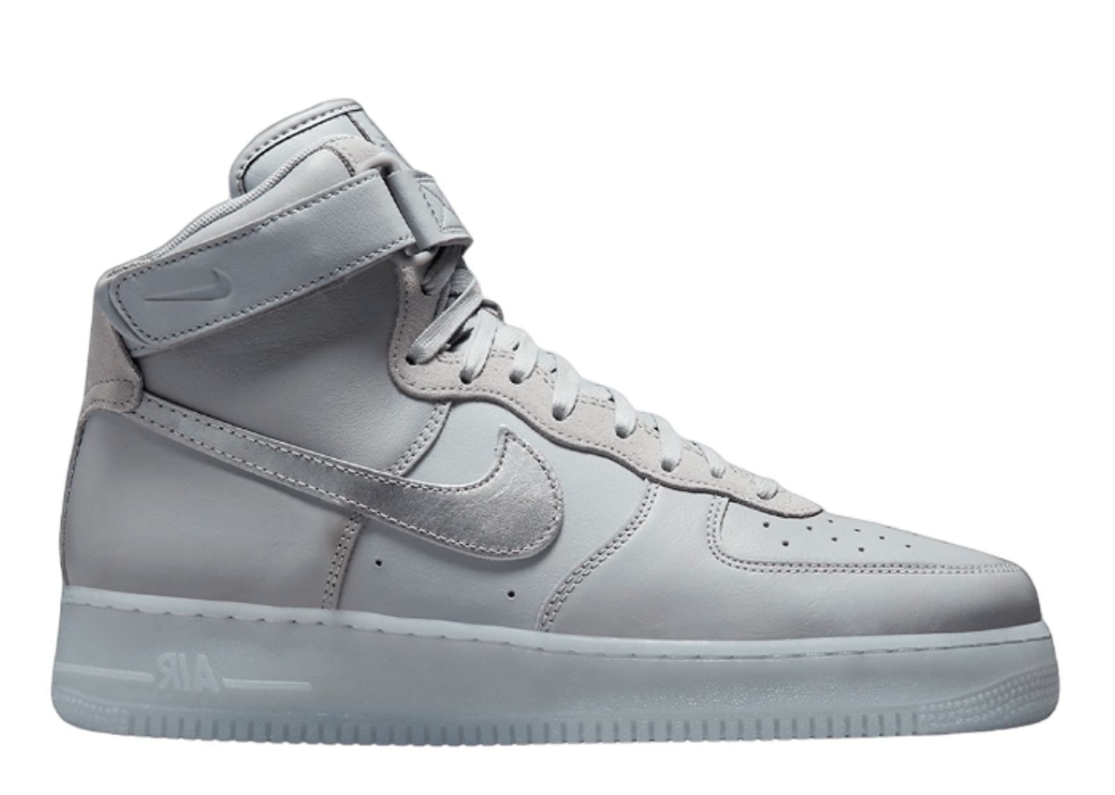 Nike Air Force 1 High Premium Wolf Grey Metallic Silver