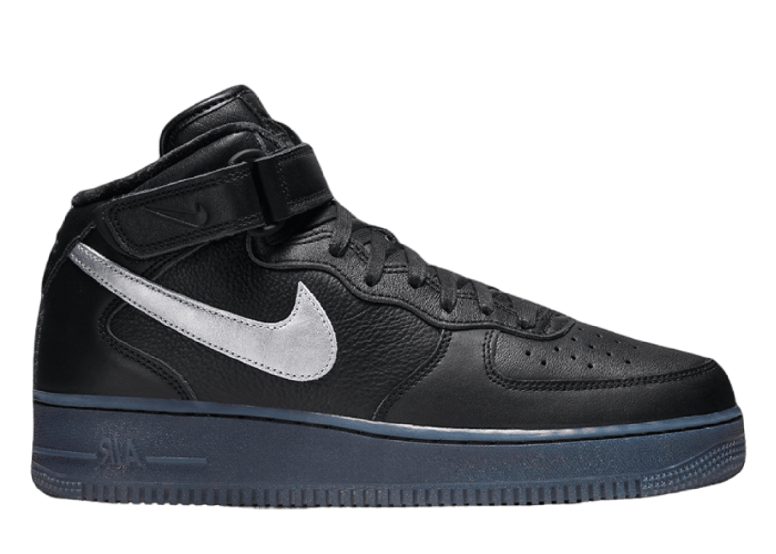 Nike Air Force 1 Mid Premium Black Metallic