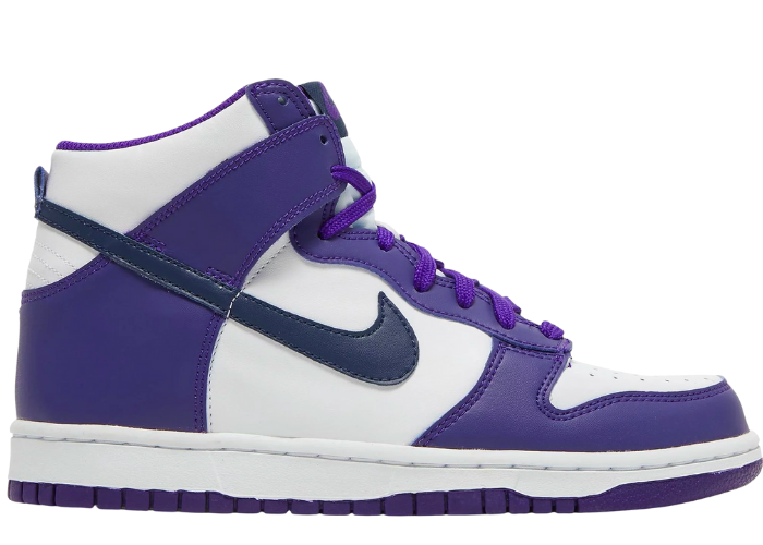 Nike Dunk High Electro Purple Midnight Navy (GS)