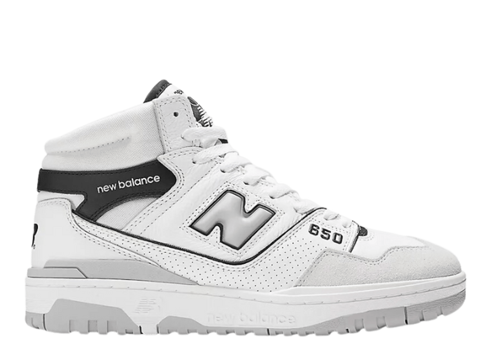 New Balance 650 White Black Angora