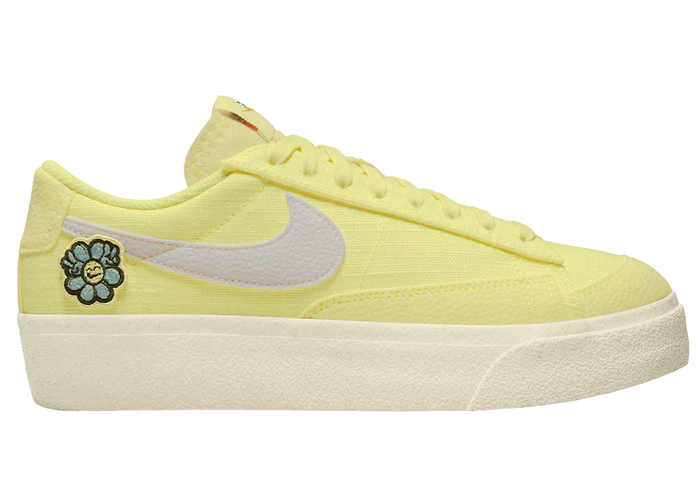 Nike Blazer Low Platform SE Next Nature Air Sprung Citron Tint