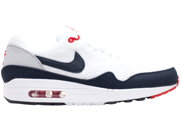 Nike Air Max 1 EM White Dark Obsidian University Red
