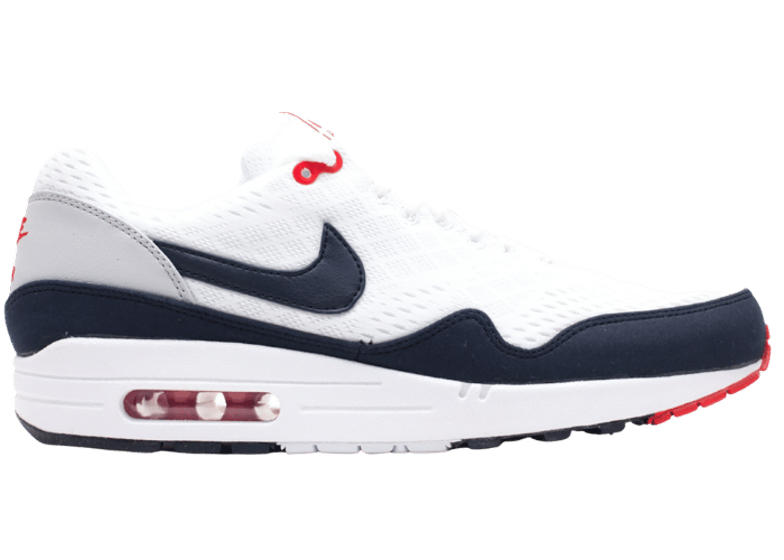 Nike Air Max 1 EM White Dark Obsidian University Red
