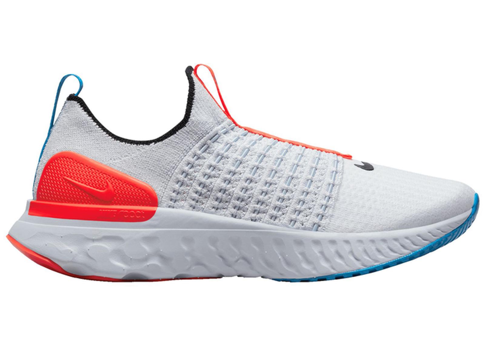 Nike React Phantom Run Flyknit 2 Football Grey Bright Crimson (W)