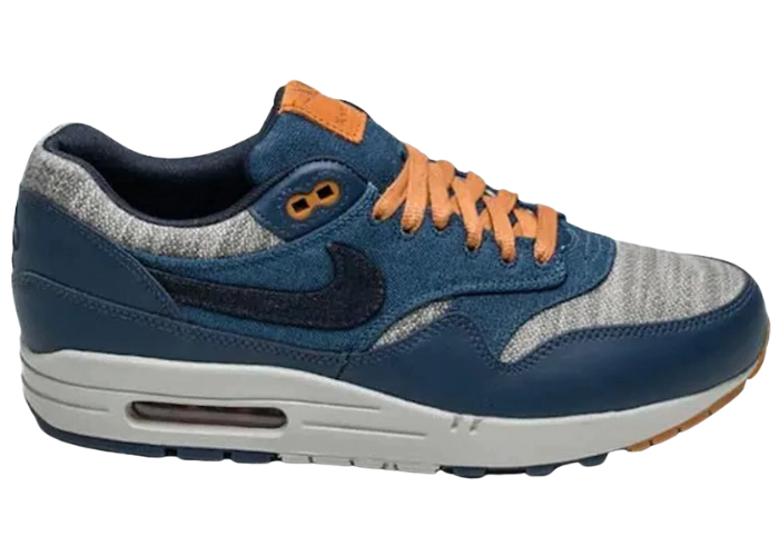Nike Air Max 1 Twill Midnight Navy Grey