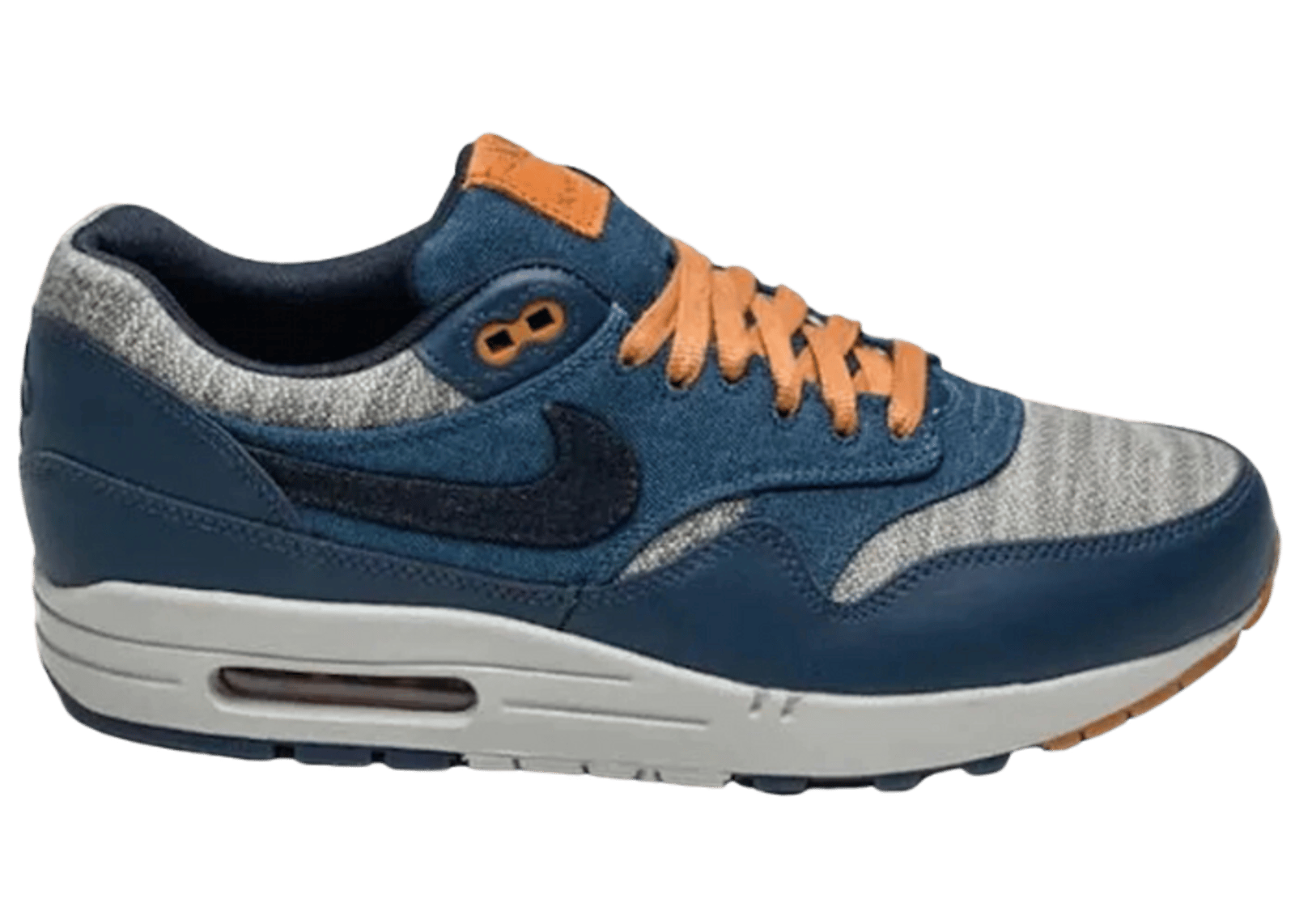 Nike Air Max 1 Twill Midnight Navy Grey