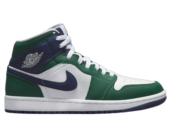 Air Jordan 1 Mid SE Noble Green Midnight Navy (W)