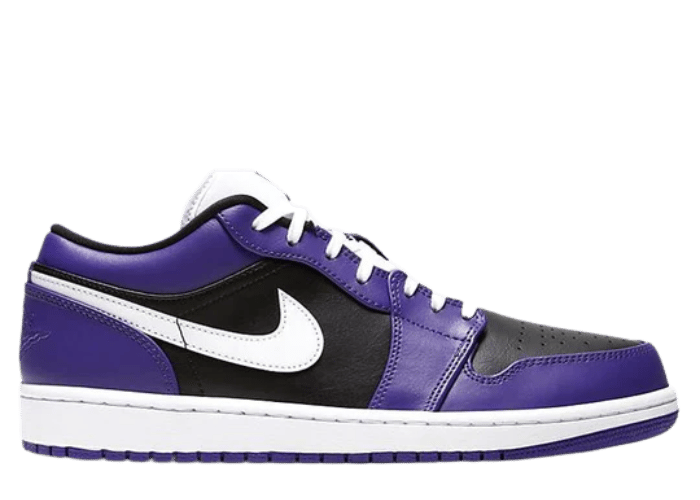 Jordan 1 Low Court Purple Black