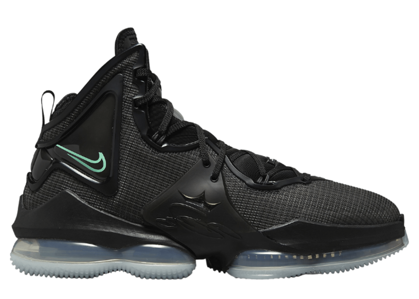 Nike Lebron 19 Black Anthracite Green Glow
