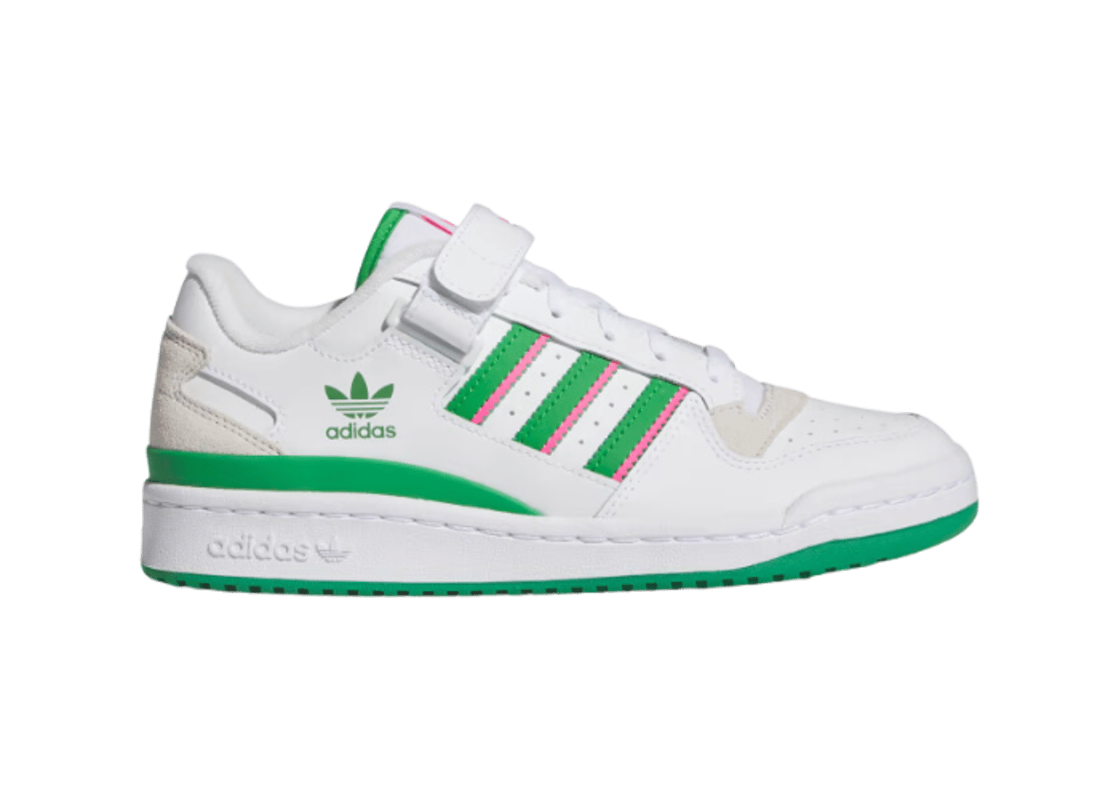 adidas Forum Low White Green Lucid Pink (W)