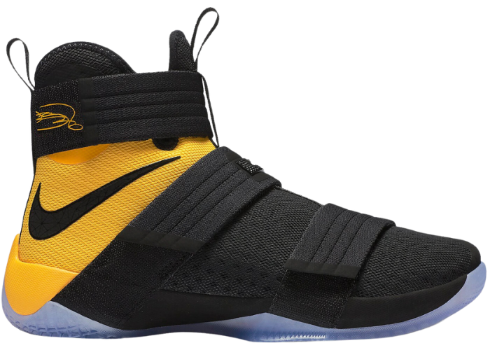 Nike LeBron Zoom Soldier 10 Black Uni Gold