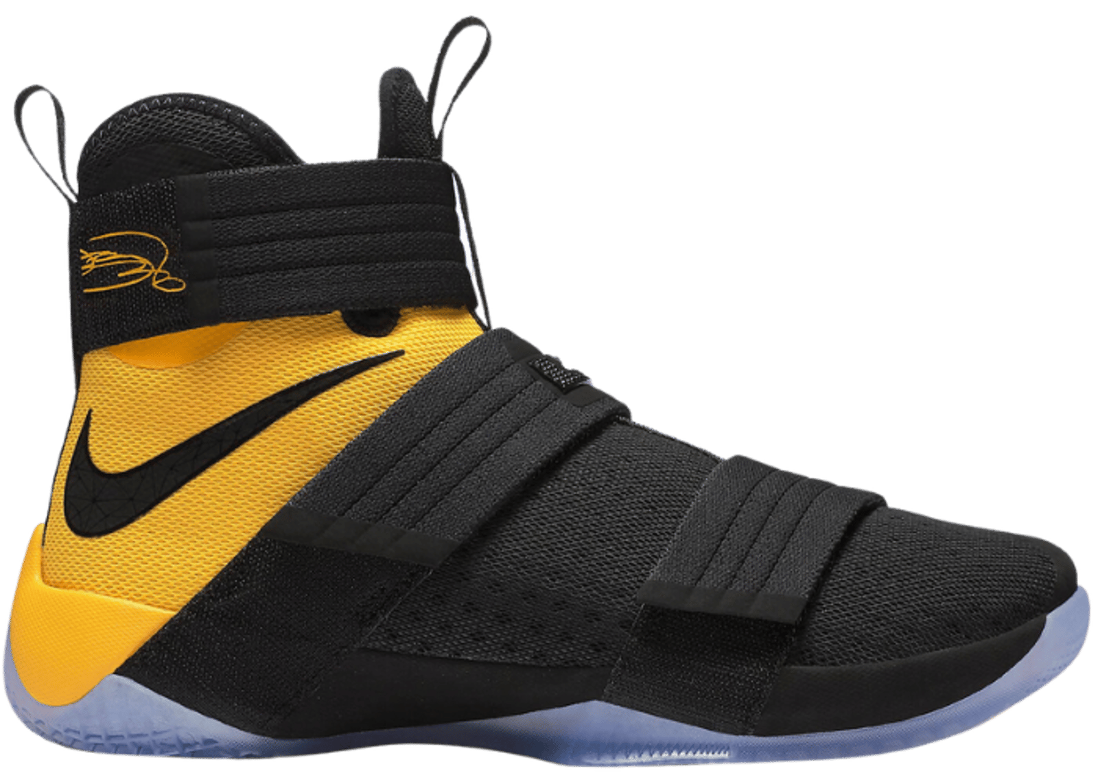 Nike LeBron Zoom Soldier 10 Black Uni Gold
